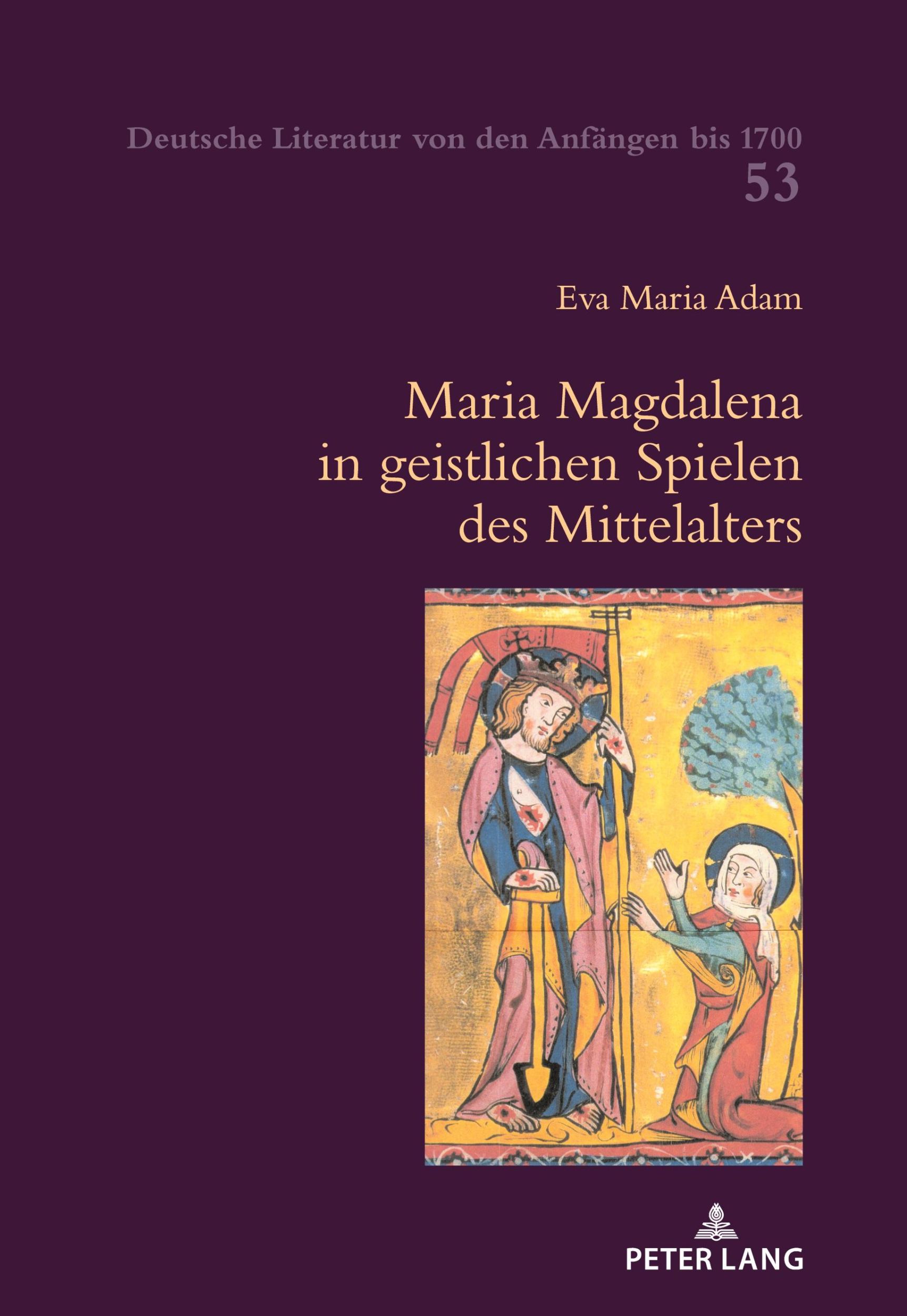 Cover: 9783034342599 | Maria Magdalena in geistlichen Spielen des Mittelalters | Adam | Buch