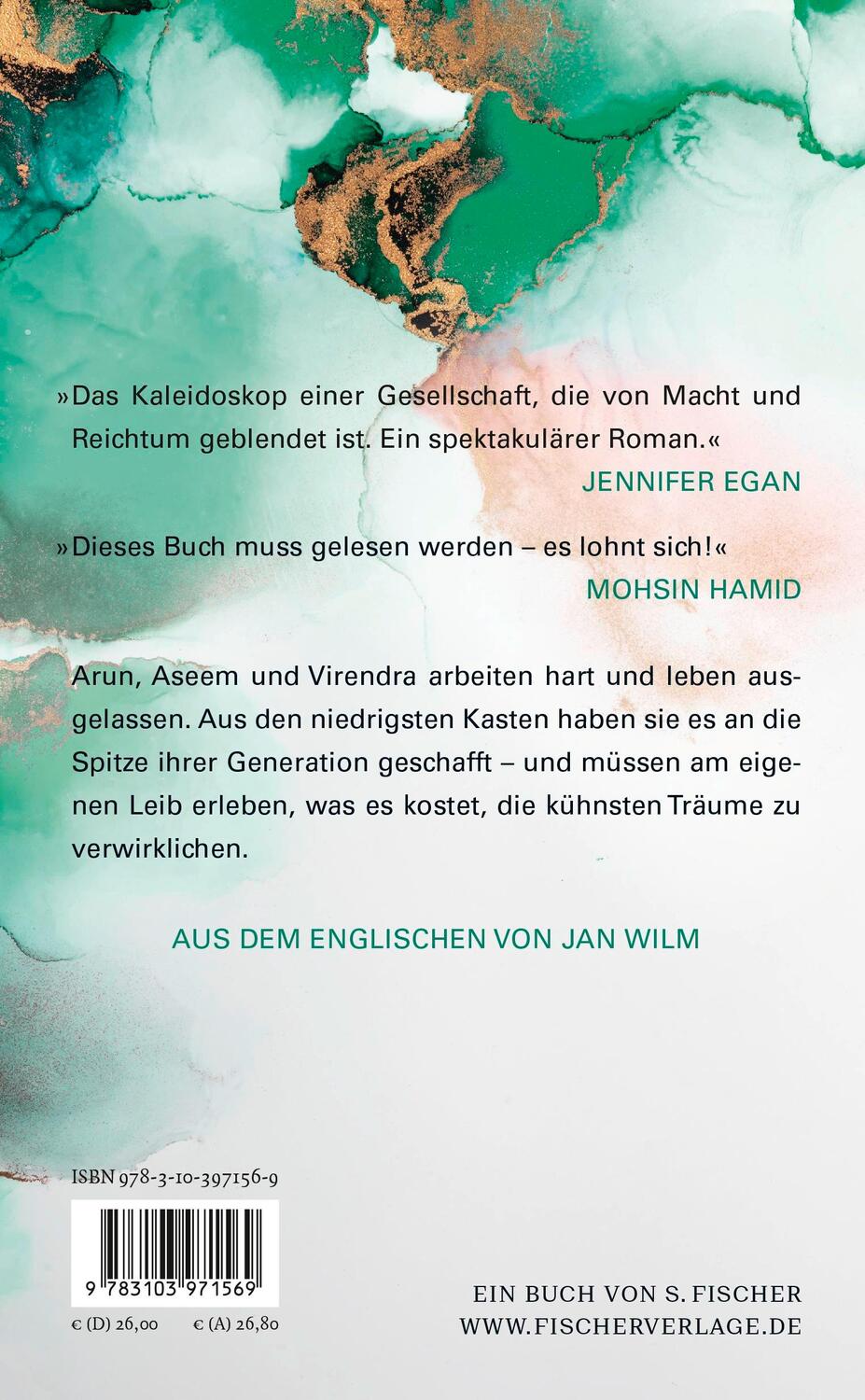 Rückseite: 9783103971569 | Goldschakal | Roman | Pankaj Mishra | Buch | 416 S. | Deutsch | 2023