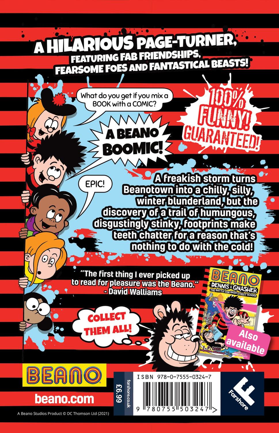 Rückseite: 9780755503247 | Beano Dennis &amp; Gnasher: The Abominable Snowmenace | Studios (u. a.)