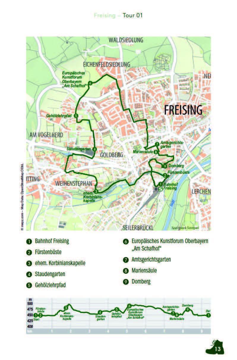 Bild: 9783892515401 | Wandern in und um Freising, Erding & Moosburg/Isar | Fuchs (u. a.)