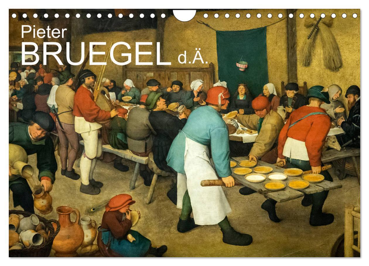 Cover: 9783435305575 | Pieter Bruegel d.Ä. (Wandkalender 2025 DIN A4 quer), CALVENDO...