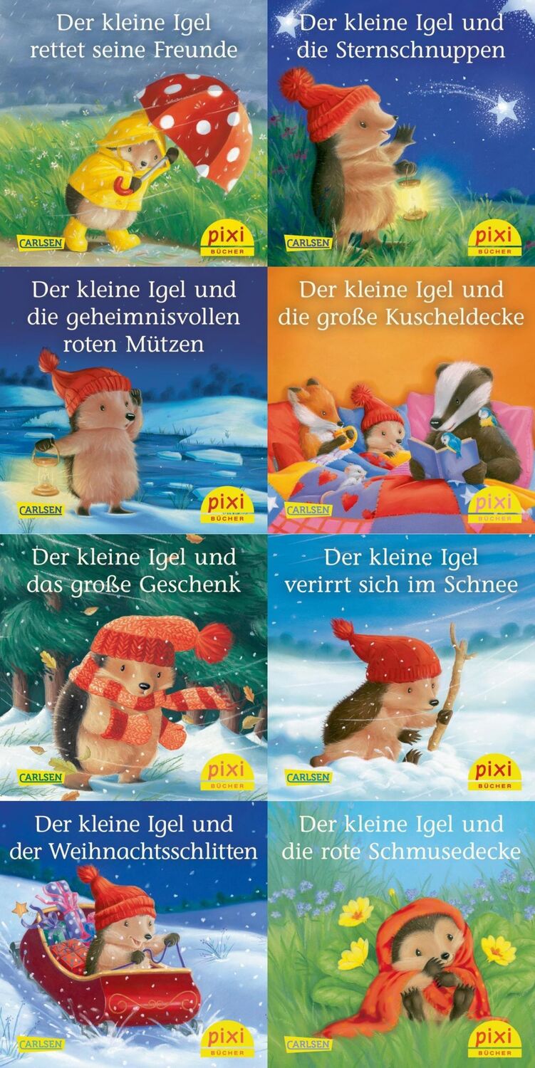 Cover: 9783551044747 | Pixi-8er-Set 263: Der kleine Igel (8x1 Exemplar) | diverse | Buch