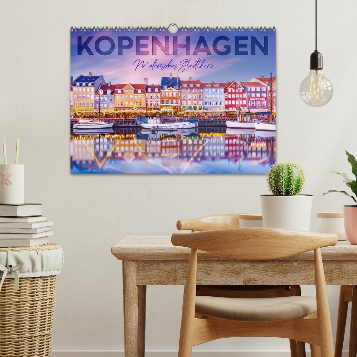 Bild: 9783383911781 | KOPENHAGEN Malerisches Stadtherz (Wandkalender 2025 DIN A3 quer),...