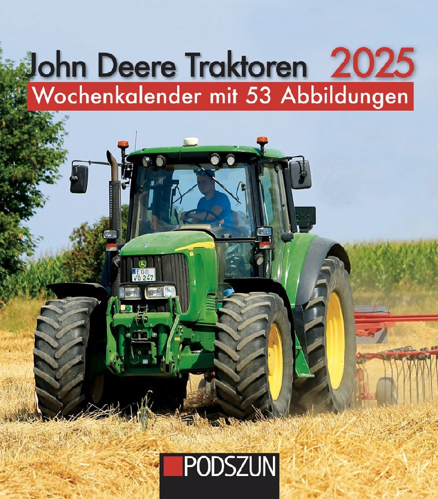 Cover: 9783751611169 | John Deere Traktoren 2025 Wochenkalender | Kalender | 53 S. | Deutsch