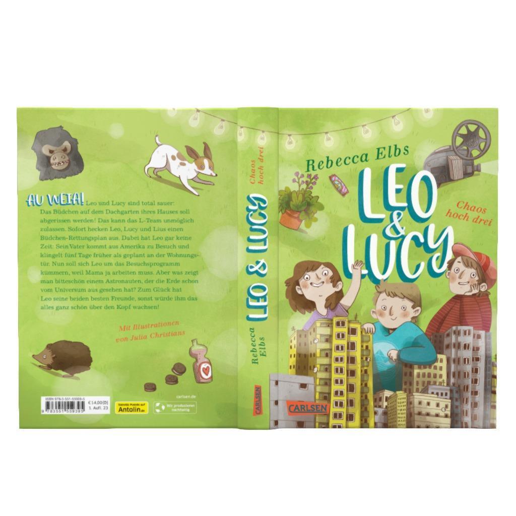 Bild: 9783551559395 | Leo und Lucy 3: Chaos hoch drei | Rebecca Elbs | Buch | Leo und Lucy