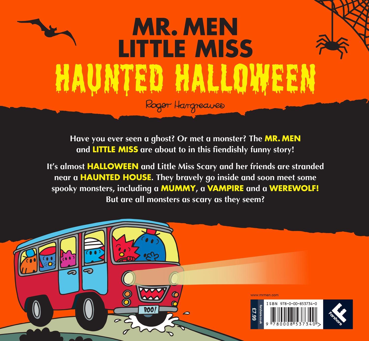 Rückseite: 9780008537340 | Mr Men Little Miss:Haunted Halloween | Adam Hargreaves | Taschenbuch