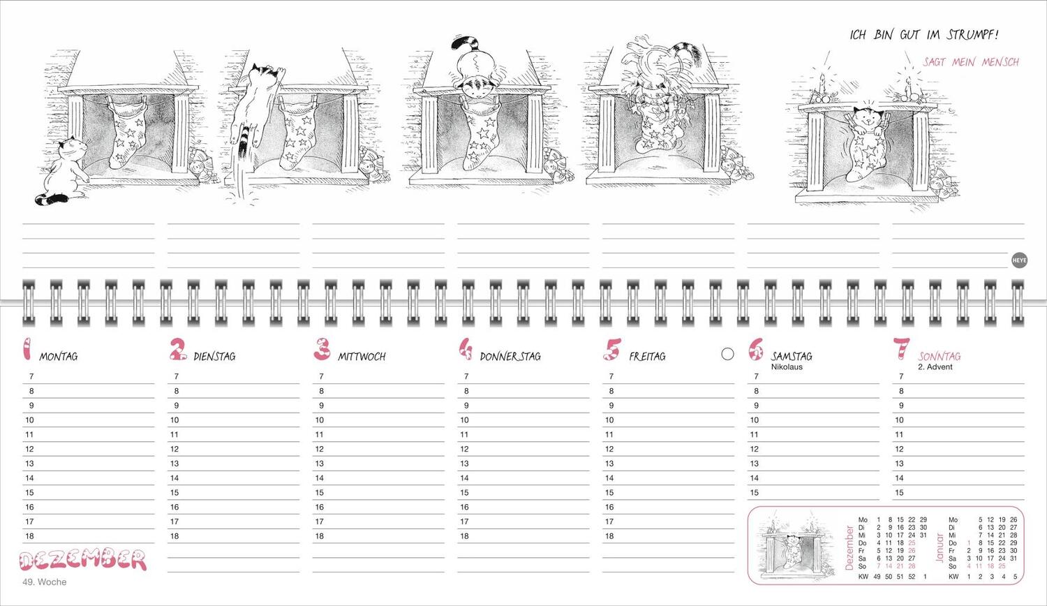 Bild: 9783756406562 | Jacob Wochenquerplaner 2025 | Sven Hartmann | Kalender | Spiralbindung