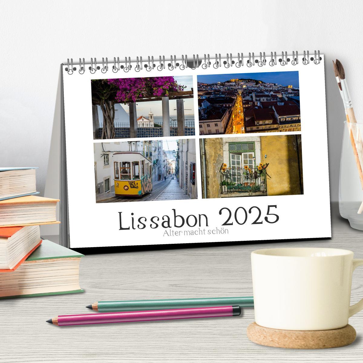 Bild: 9783435606139 | Lissabon - Alter macht schön (Tischkalender 2025 DIN A5 quer),...