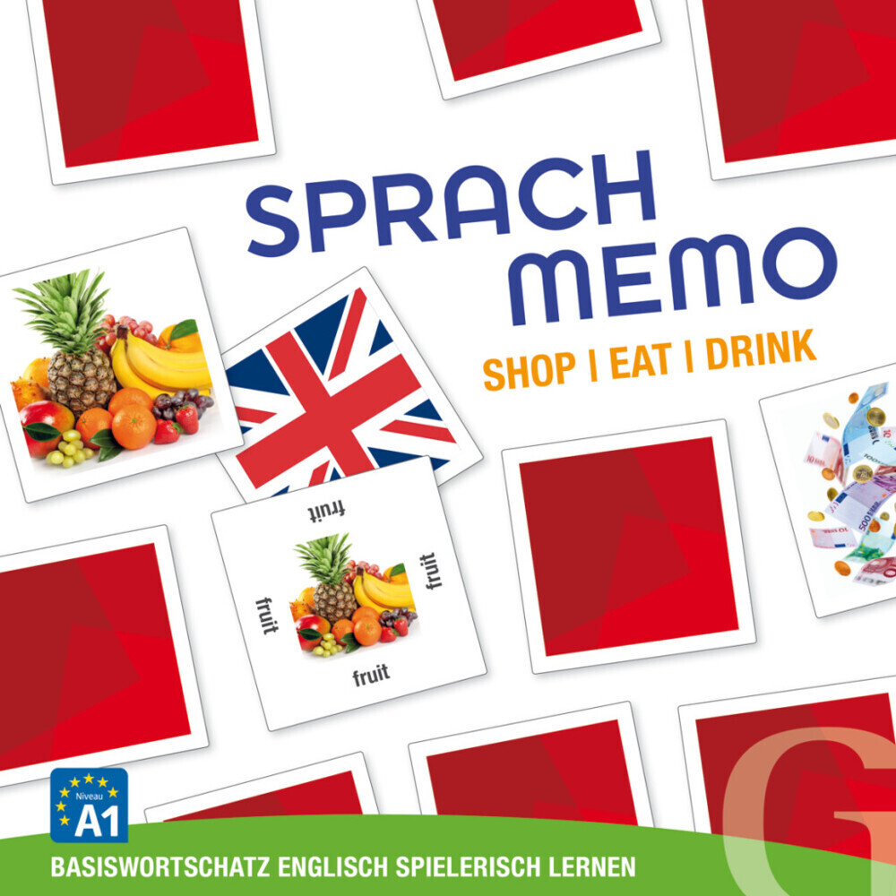 Cover: 9783190195862 | SPRACHMEMO Shop / Eat / Drink | Grubbe Media | Spiel | Deutsch | 2017