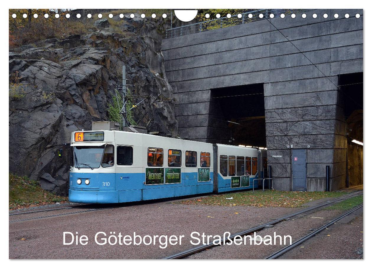 Cover: 9783435332519 | Die Göteborger Straßenbahn (Wandkalender 2025 DIN A4 quer),...