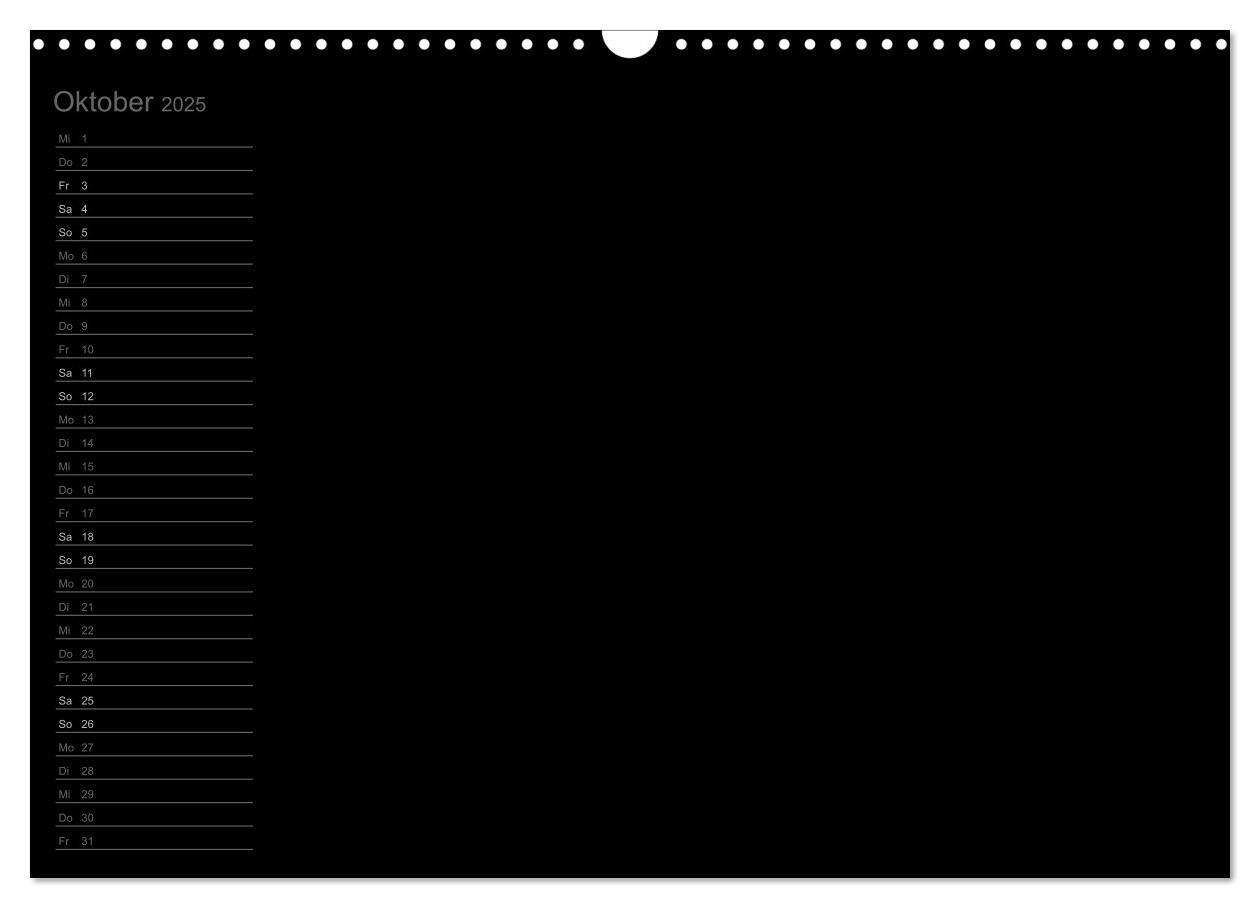 Bild: 9783435767236 | Bastel-Geburtstagskalender schwarz / Geburtstagskalender...