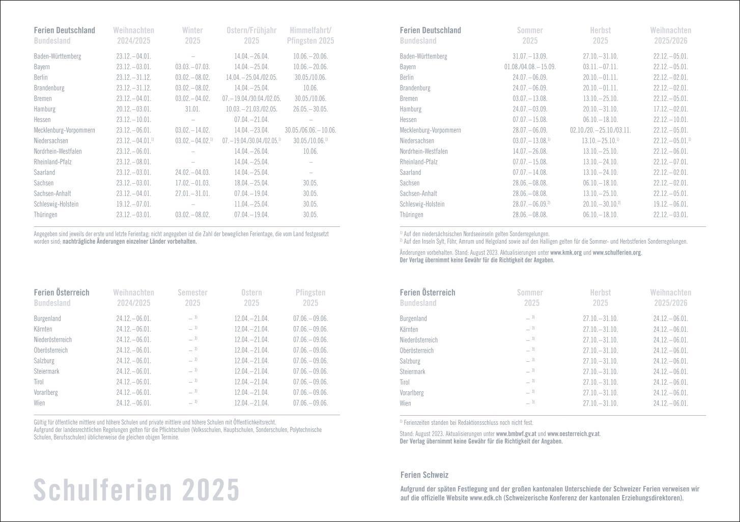 Bild: 9783756406821 | Kalenderbuch schwarz 2025 | Heye | Buch | Bürokalender Heye | 160 S.