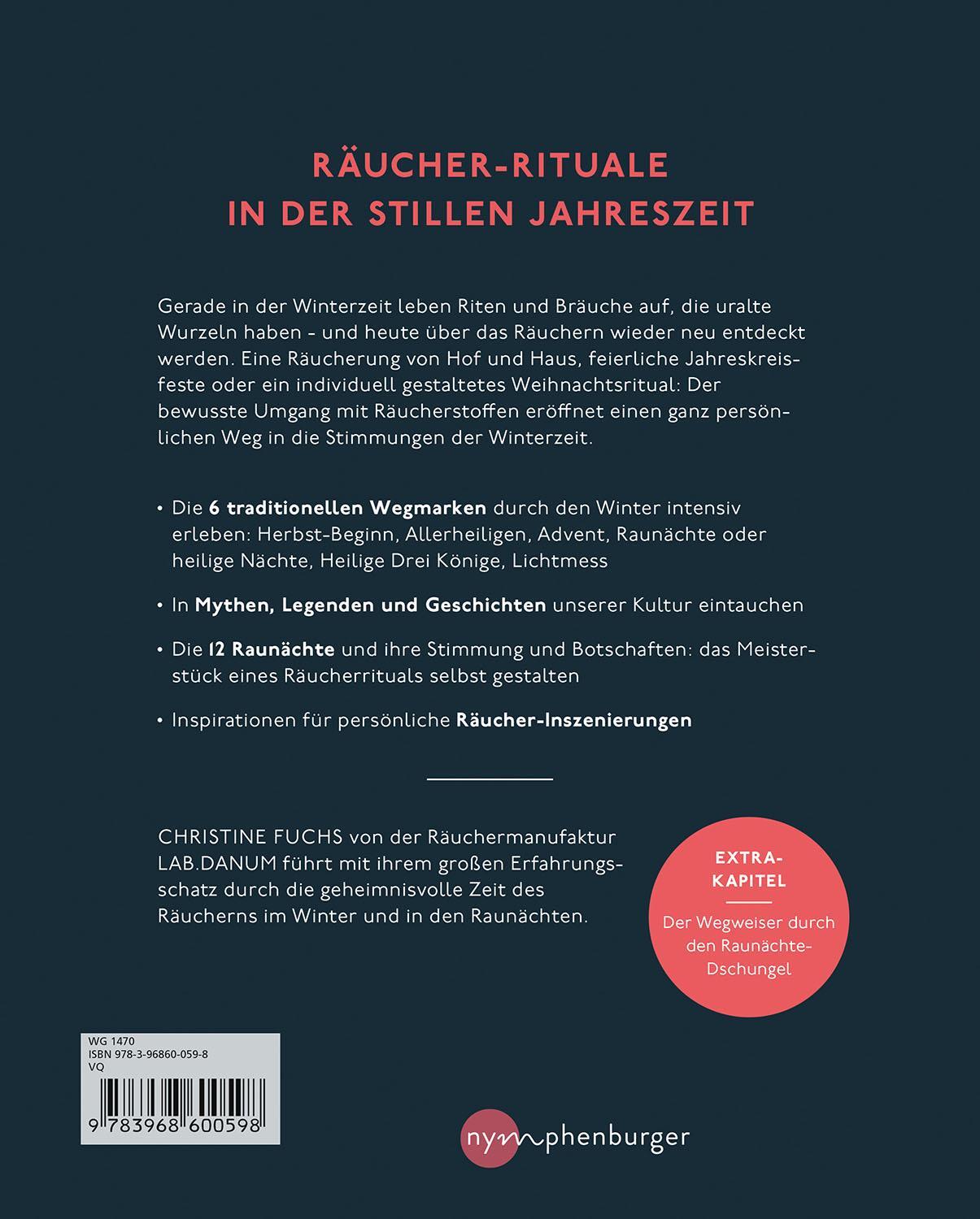 Rückseite: 9783968600598 | Räuchern in den 12 Raunächten | Christine Fuchs | Taschenbuch | 112 S.