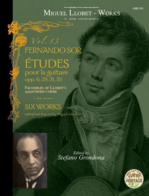 Cover: 9783890449135 | Fernando Sor: Études pour la guitare | Stefano Grondona | 124 S.