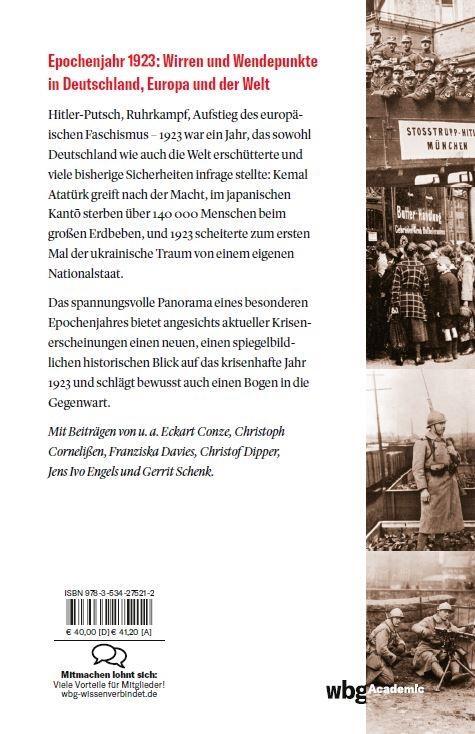 Rückseite: 9783534275212 | Krise! | Wie 1923 die Welt erschütterte | Detlev Mares (u. a.) | Buch