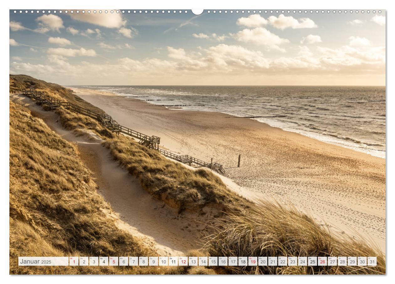 Bild: 9783435312498 | Nordseeperle Sylt (Wandkalender 2025 DIN A2 quer), CALVENDO...