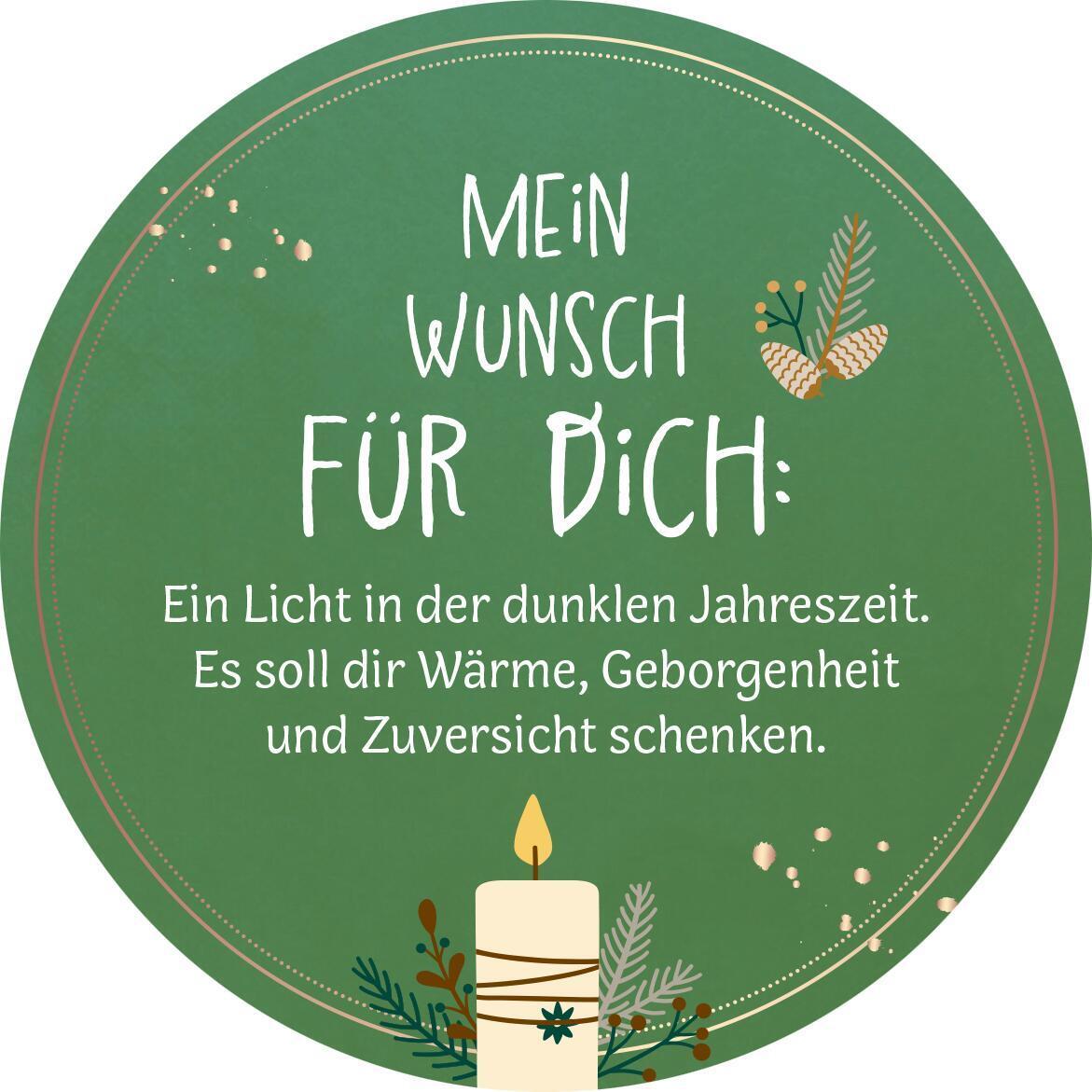 Bild: 9783845854144 | Advent in der Dose. 24 liebe Wünsche für dich | Taschenbuch | 24 S.