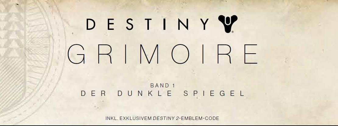 Bild: 9783833238345 | Destiny: Grimoire | Bd. 1: Der dunkle Spiegel | Bungie (u. a.) | Buch