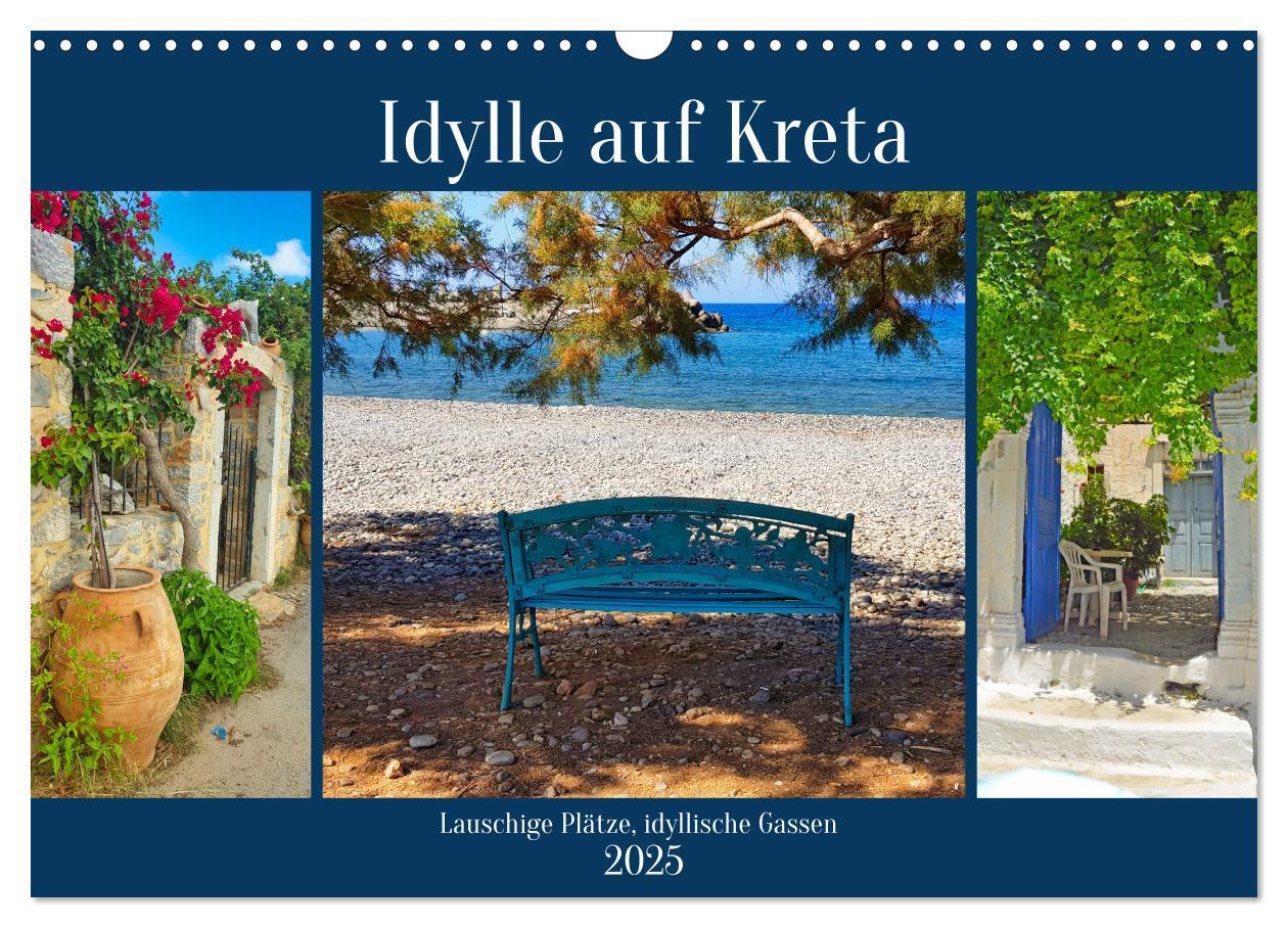 Cover: 9783435161980 | Idylle auf Kreta (Wandkalender 2025 DIN A3 quer), CALVENDO...