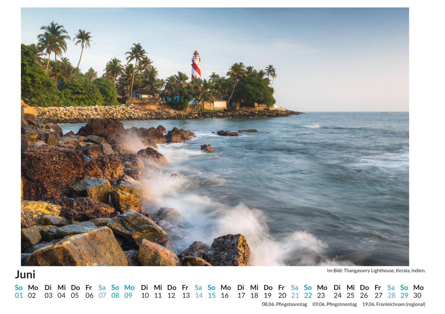 Bild: 9783759123596 | Kerala - (Wandkalender 2025, Kalender DIN A4 quer, Monatskalender...