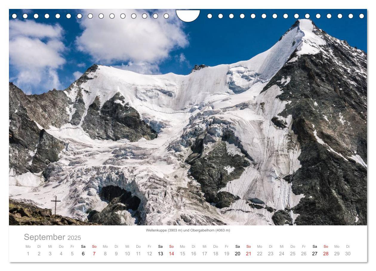 Bild: 9783435498574 | Walliser Alpen ¿ Europas »kleiner« Himalaya (Wandkalender 2025 DIN...