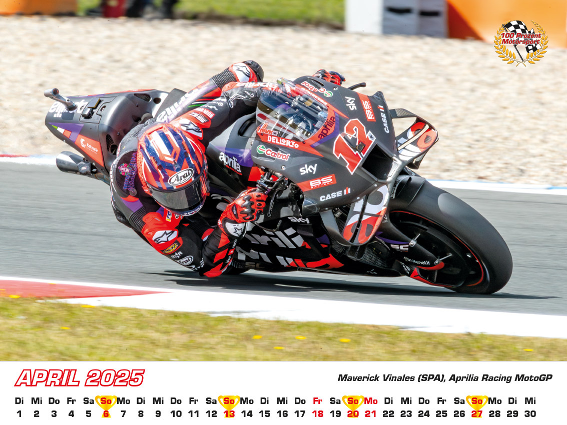 Bild: 9783948794668 | Motorrad Grand Prix Kalender 2025 | Frank Pommer | Kalender | Deutsch