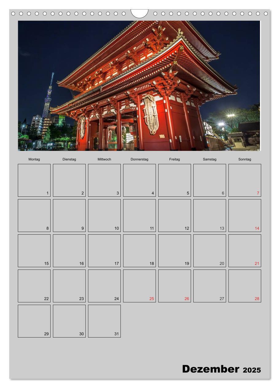 Bild: 9783457035337 | Wundervolles Japan (Wandkalender 2025 DIN A3 hoch), CALVENDO...