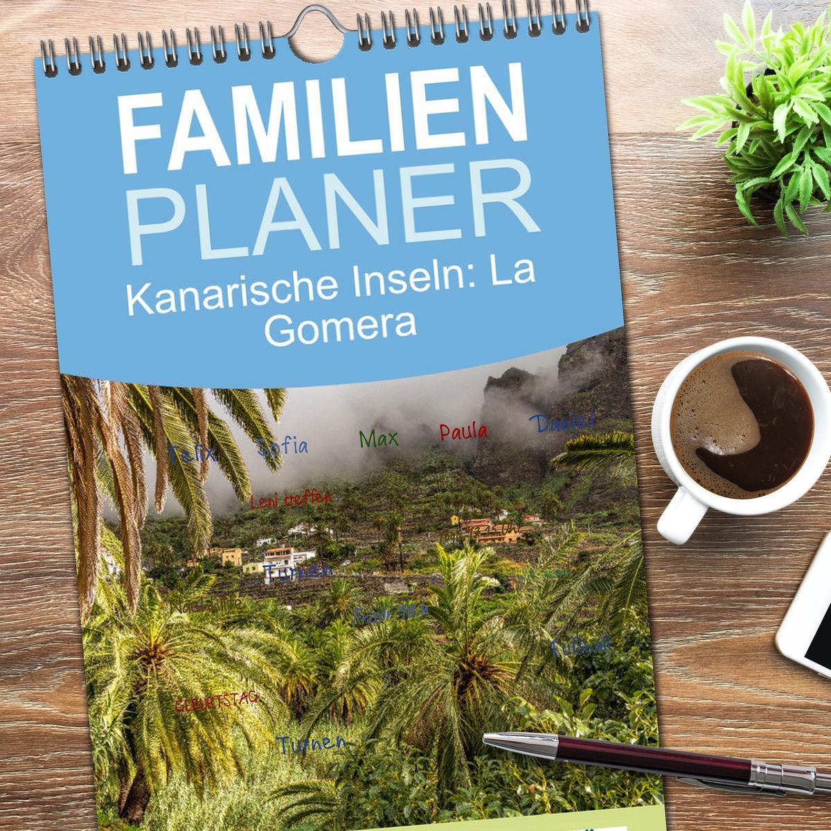 Bild: 9783457191460 | Familienplaner 2025 - Kanarische Inseln: La Gomera mit 5 Spalten...