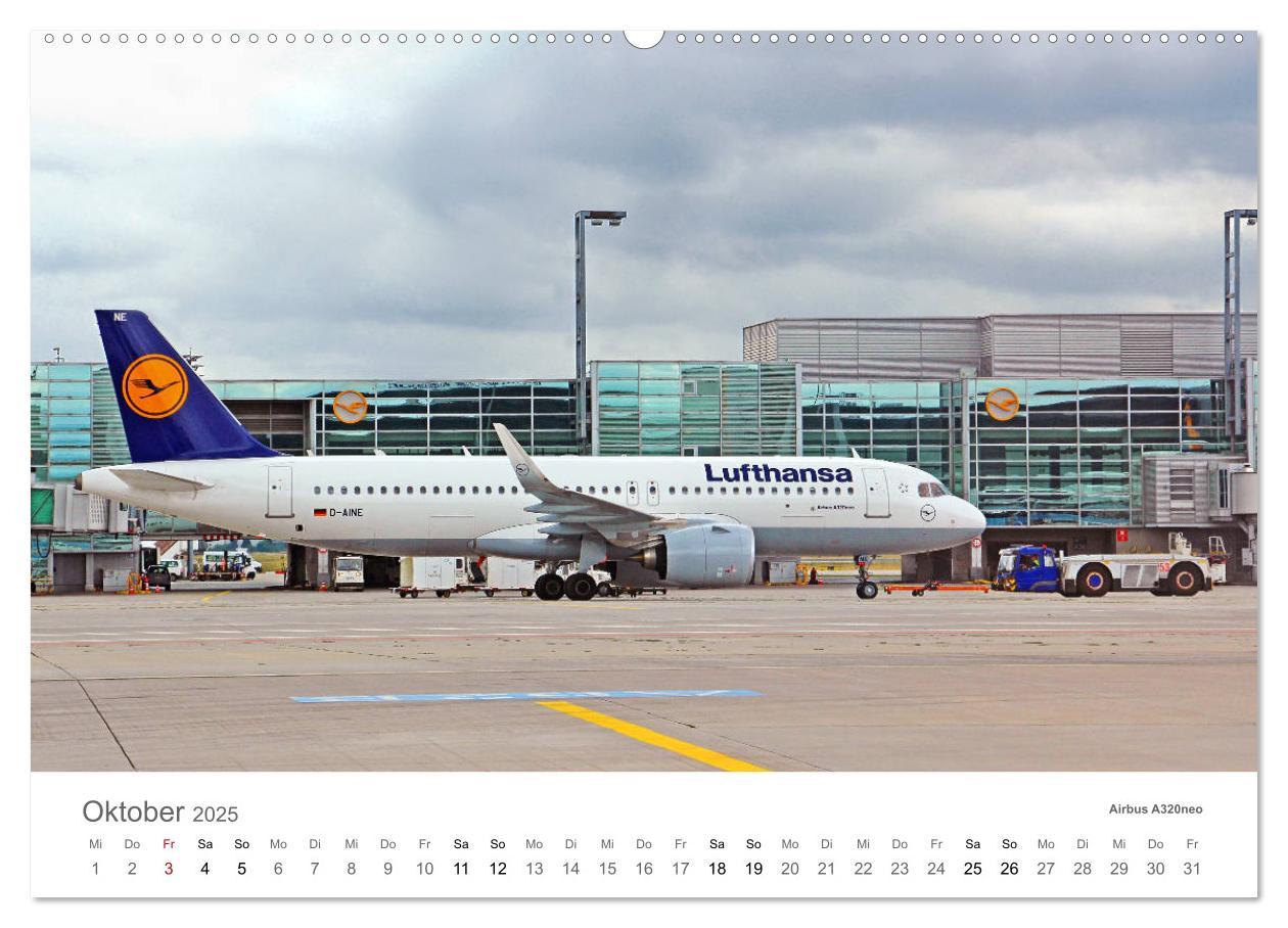 Bild: 9783435130054 | Große und kleine Flieger am Flughafen (Wandkalender 2025 DIN A2...