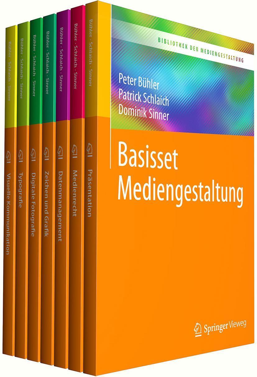 Cover: 9783662593264 | Bibliothek der Mediengestaltung - Basisset Mediengestaltung | Buch