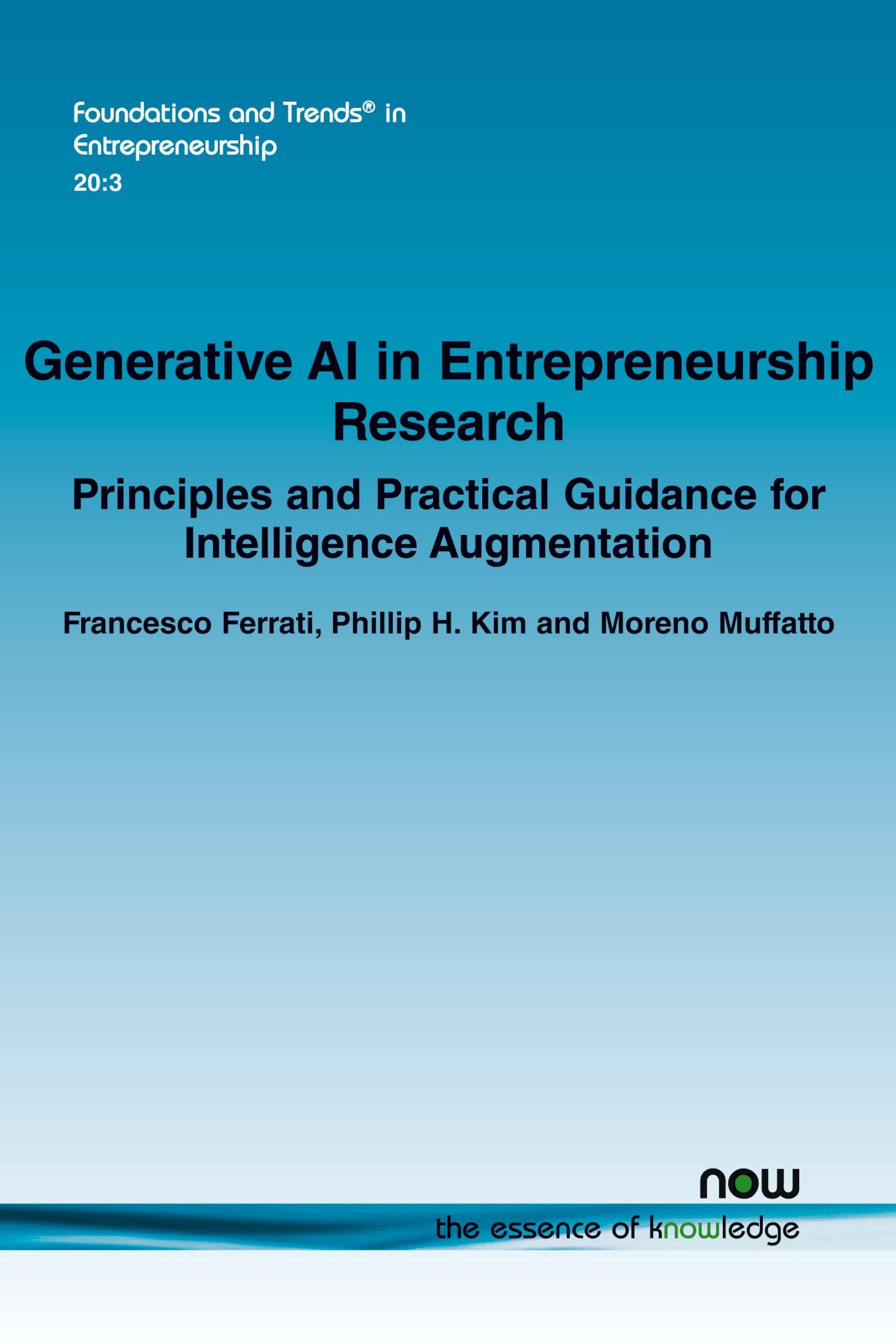 Cover: 9781638283843 | Generative AI in Entrepreneurship Research | Francesco Ferrati (u. a.)