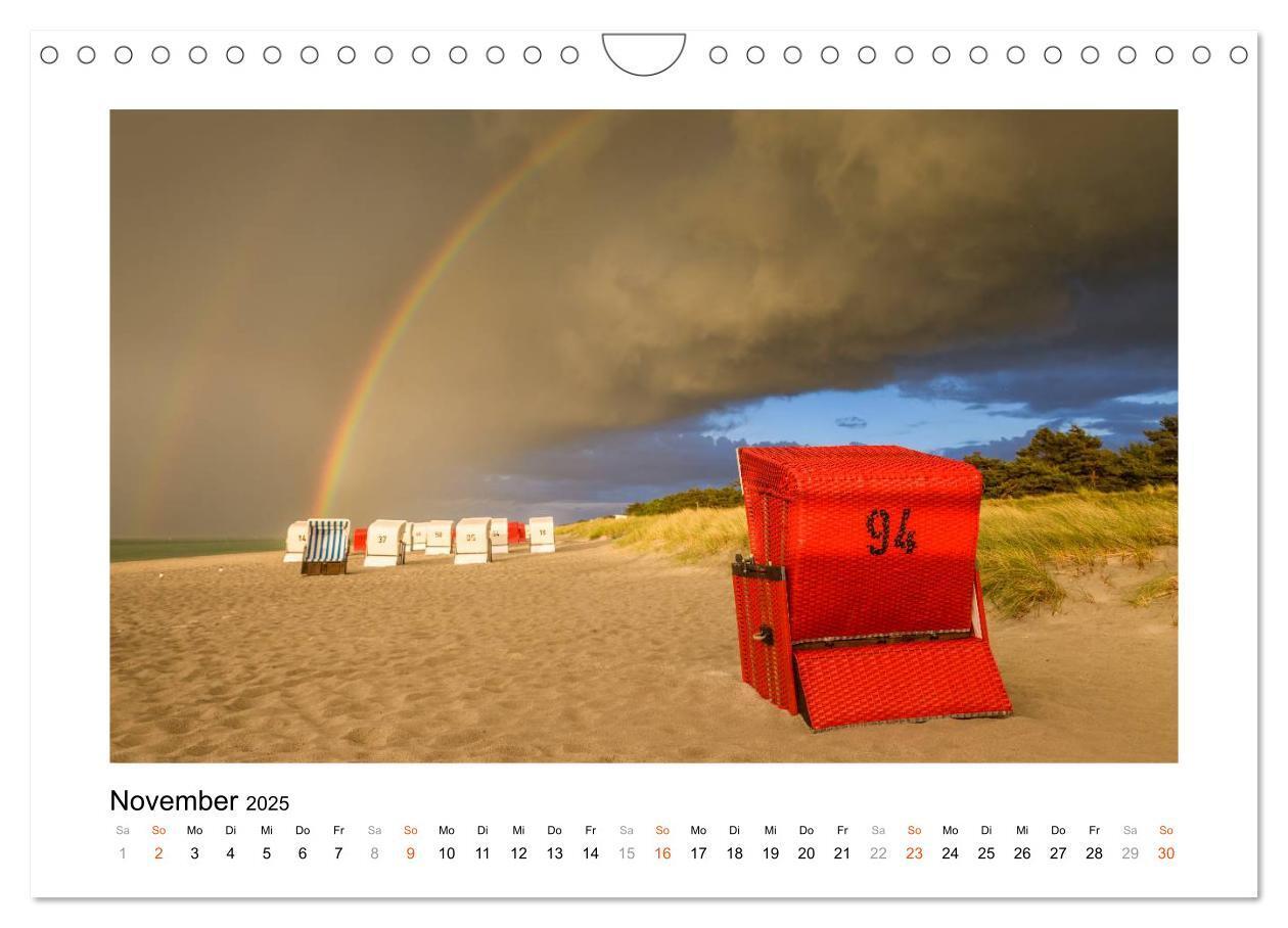 Bild: 9783435571895 | Strandkorb Idylle (Wandkalender 2025 DIN A4 quer), CALVENDO...