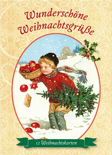 Cover: 9783780616449 | Wunderschöne Weihnachtsgrüße | 12 Weihnachtskarten | Kaufmann Verlag