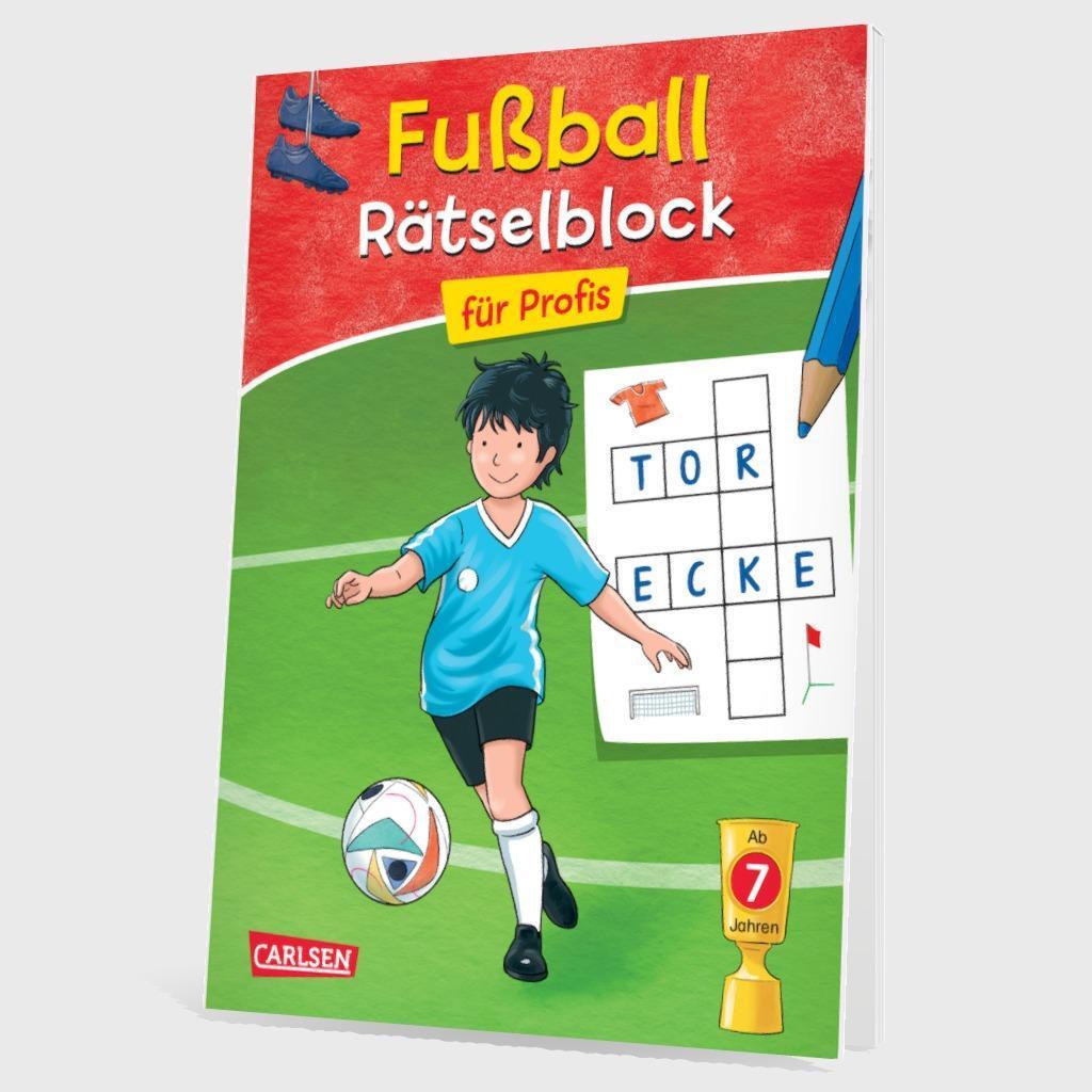 Bild: 9783551191915 | Fußball-Rätselblock für Profis | ab 7 Jahre | Laura Leintz | Buch