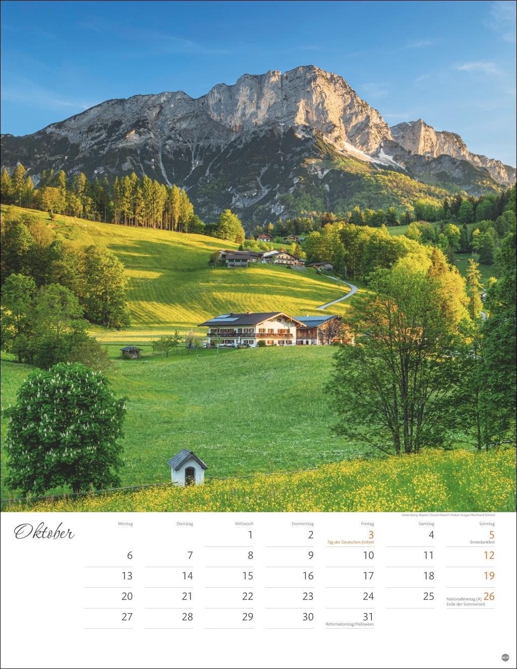 Bild: 9783756405251 | Schönes Alpenland Posterkalender 2025 | Heye | Kalender | 14 S. | 2025