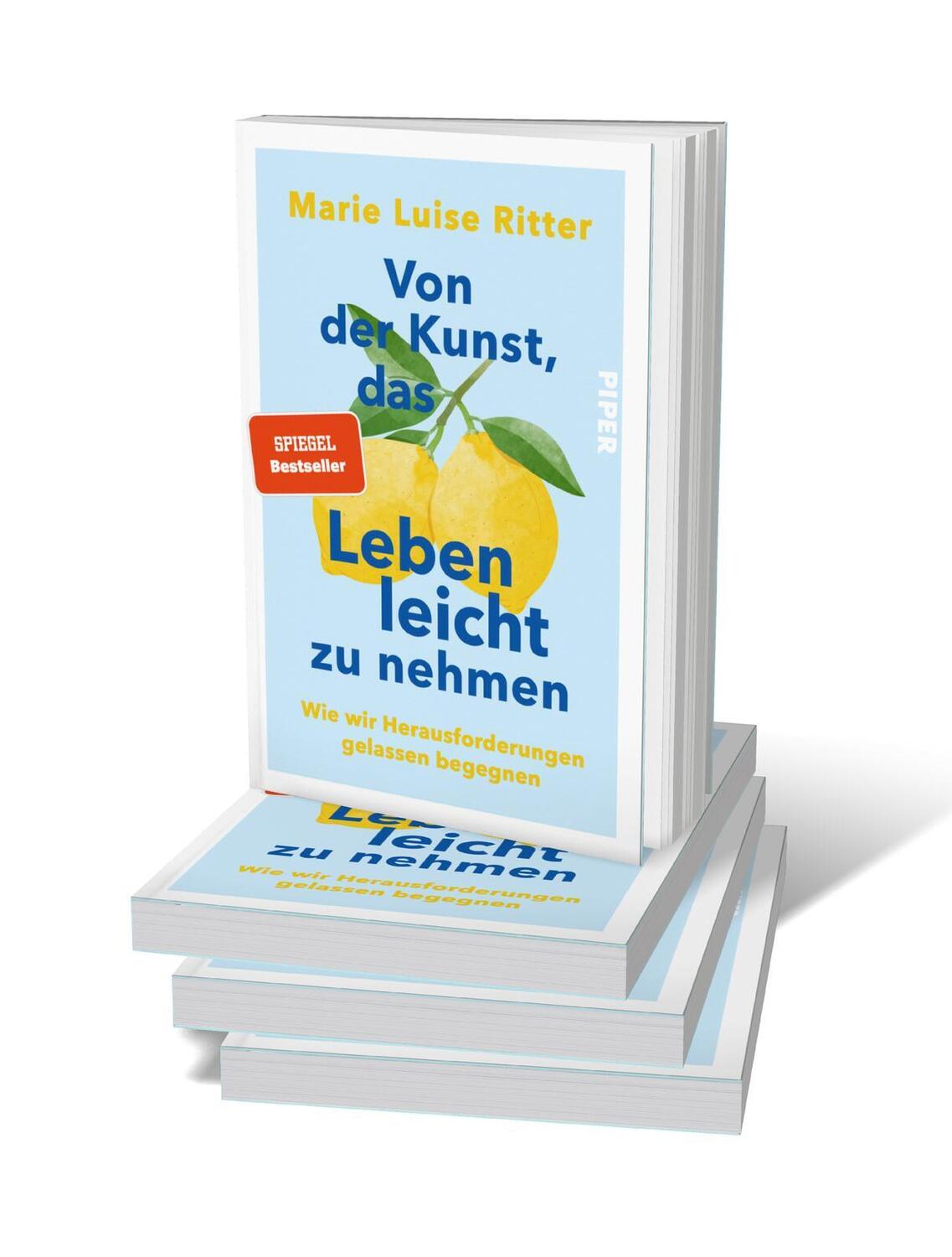 Bild: 9783492065351 | Von der Kunst, das Leben leicht zu nehmen | Marie Luise Ritter | Buch