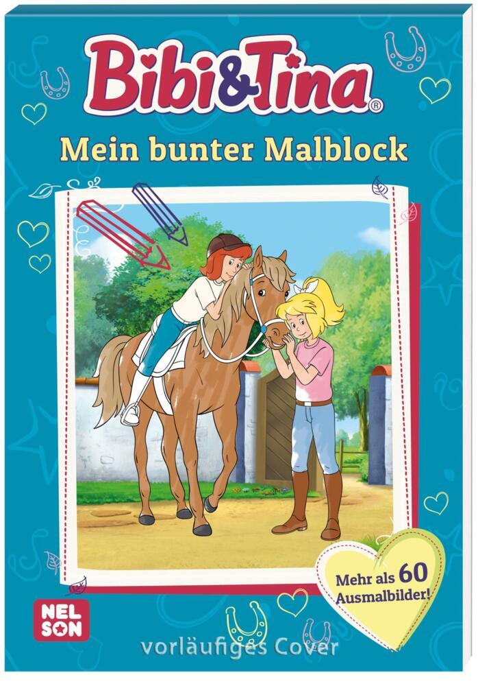 Cover: 9783845122120 | Bibi &amp; Tina | Malvorlagen für Jungen und Mädchen ab 4 Jahren | Buch