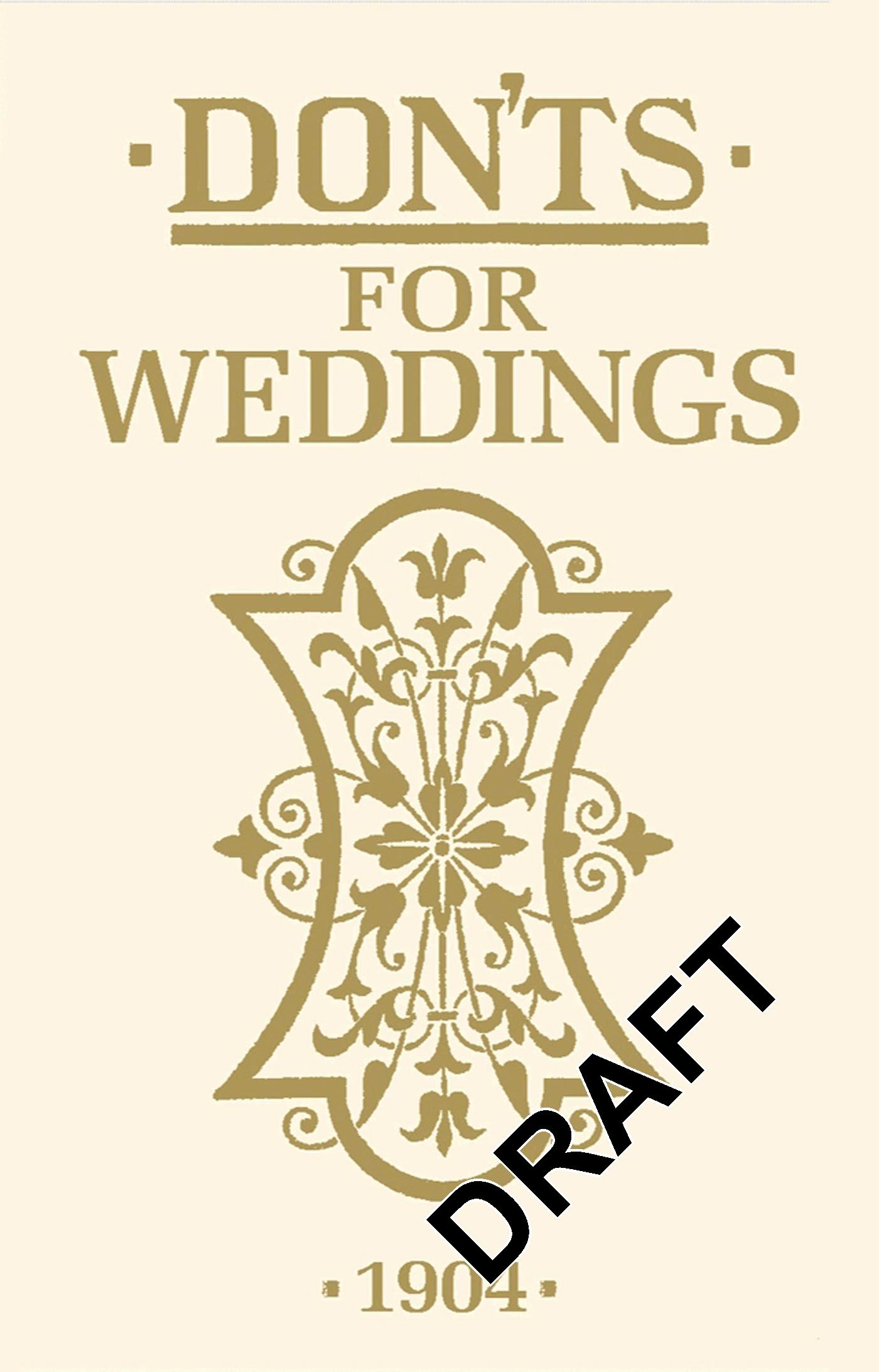 Cover: 9781408170847 | Don'ts for Weddings | Anonymous | Buch | Gebunden | Englisch | 2012