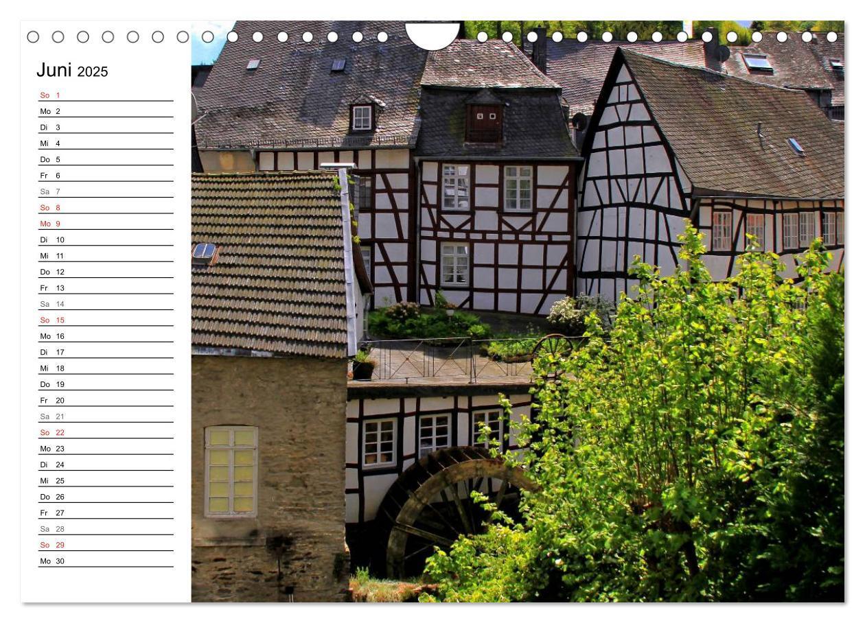 Bild: 9783435543090 | Eine Perle in der Eifel - Monschau (Wandkalender 2025 DIN A4 quer),...