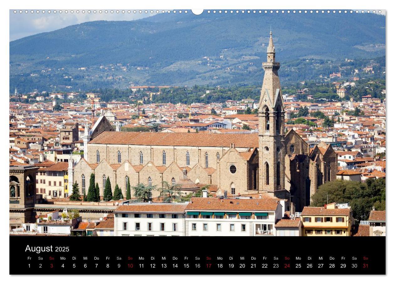 Bild: 9783435721528 | Florenz (Wandkalender 2025 DIN A2 quer), CALVENDO Monatskalender