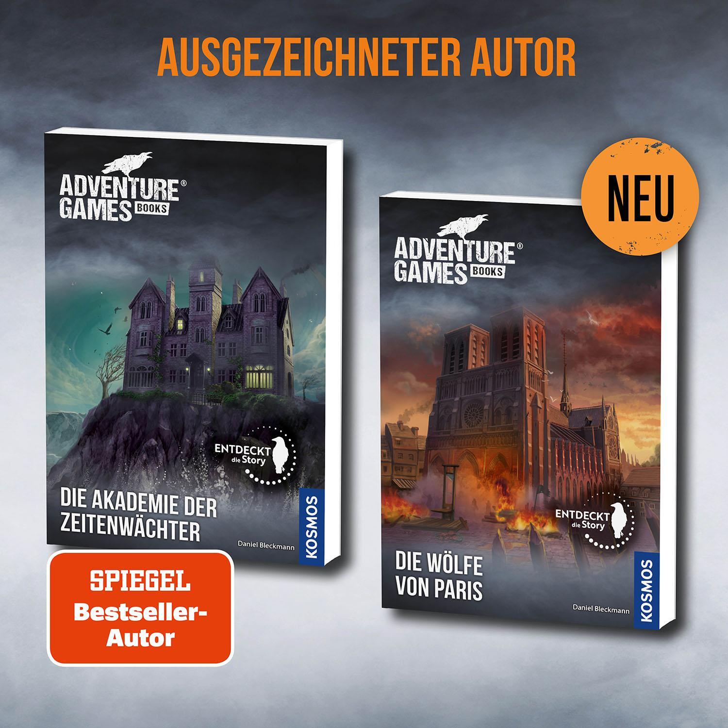 Bild: 9783440175606 | Adventure Games® - Books: Die Wölfe von Paris | Daniel Bleckmann