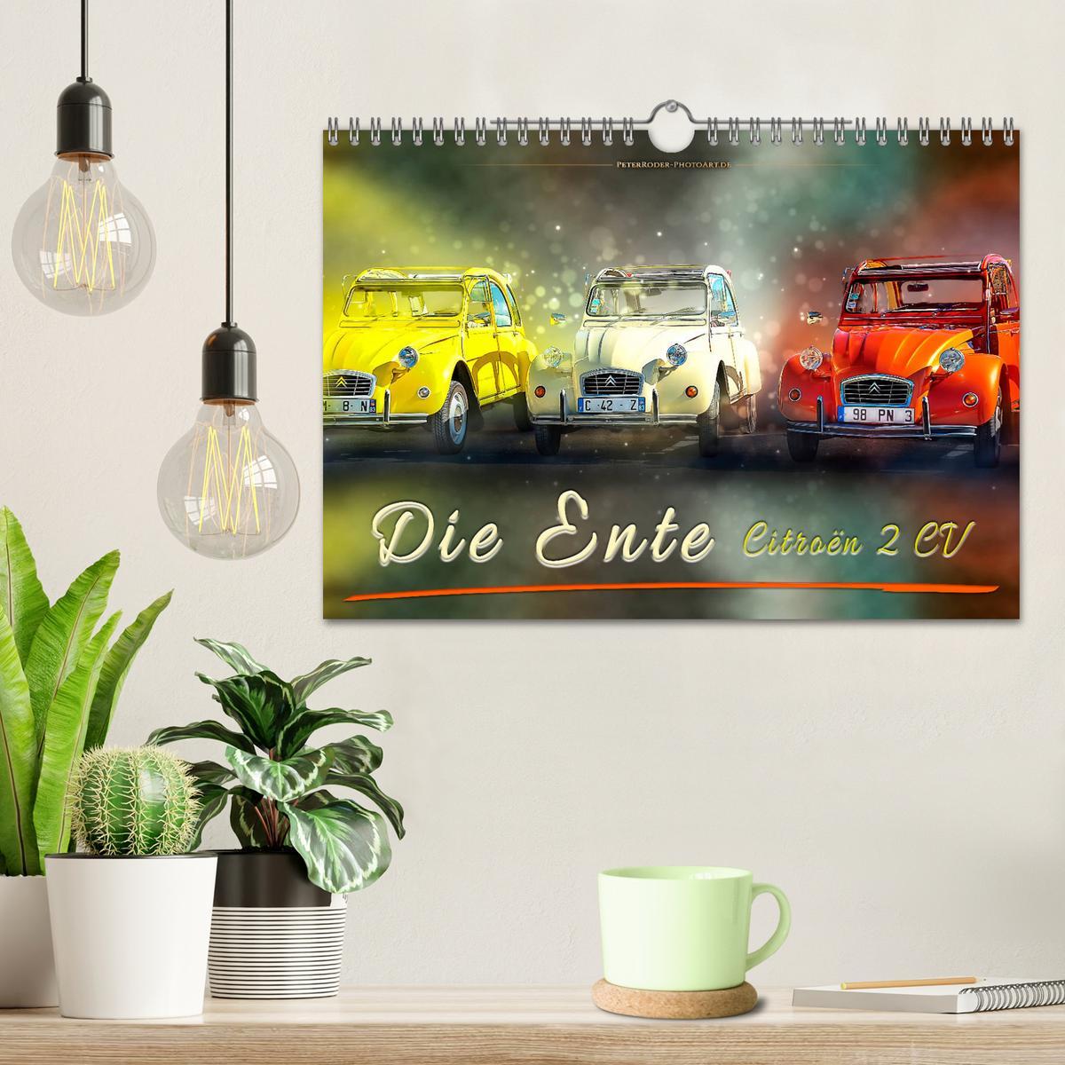 Bild: 9783435349432 | Die Ente - Citroën 2CV (Wandkalender 2025 DIN A4 quer), CALVENDO...