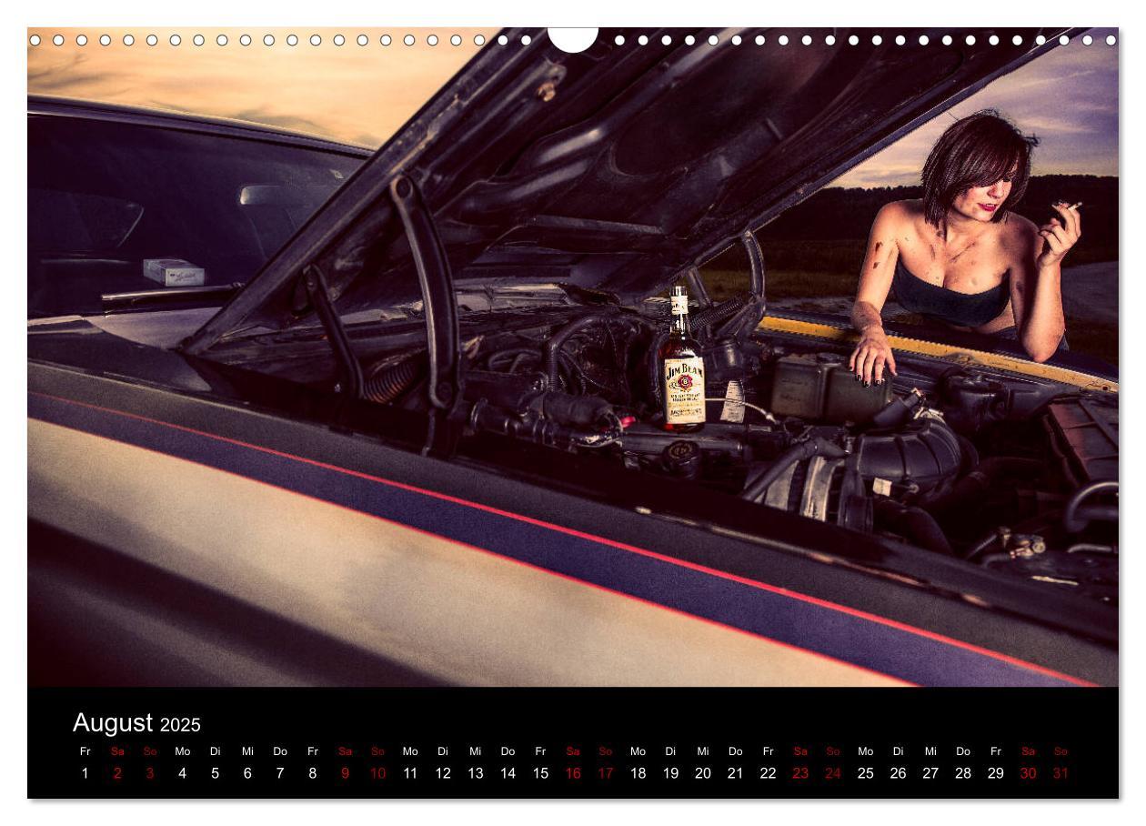 Bild: 9783435396825 | Cars and Girls (Wandkalender 2025 DIN A3 quer), CALVENDO...