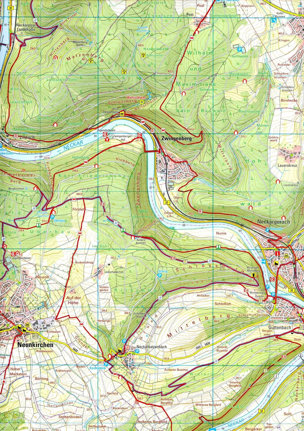 Bild: 9783863984298 | W203 Wanderkarte 1:25 000 Eberbach | Lgl | (Land-)Karte | 2 S. | 2022