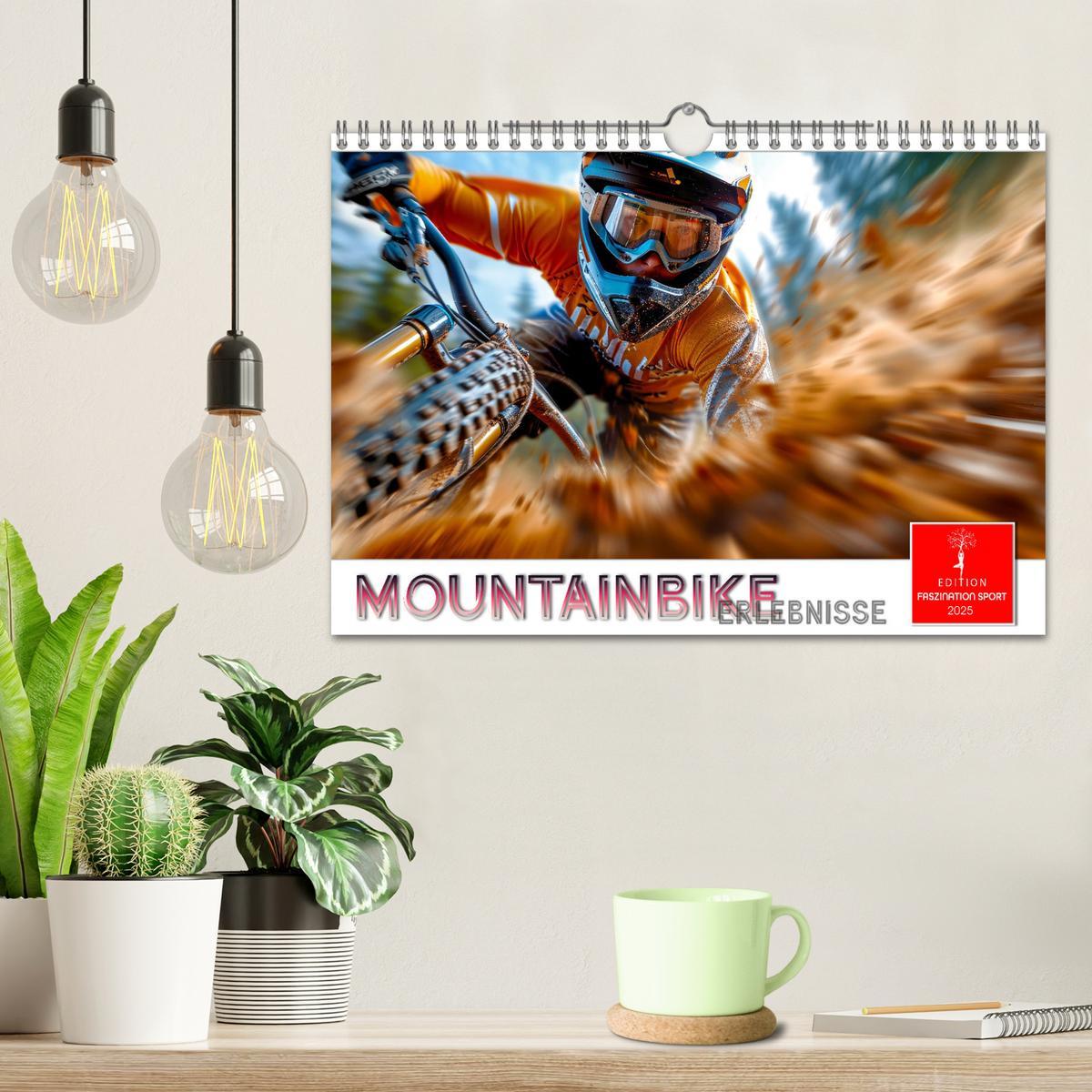 Bild: 9783457149843 | Mountainbike Erlebnisse (Wandkalender 2025 DIN A4 quer), CALVENDO...