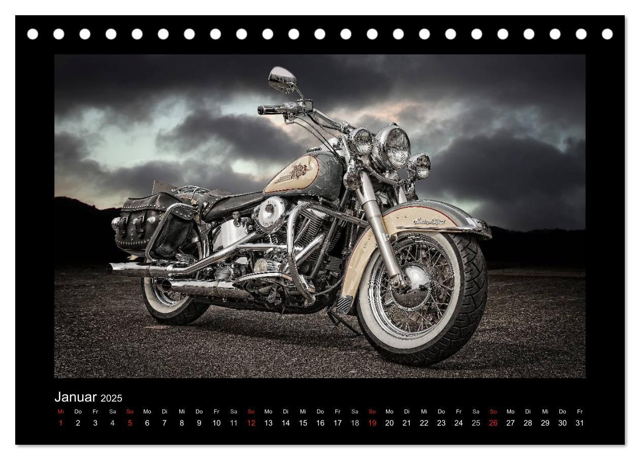 Bild: 9783435707973 | Motorrad-Träume ¿ Chopper und Custombikes (Tischkalender 2025 DIN...