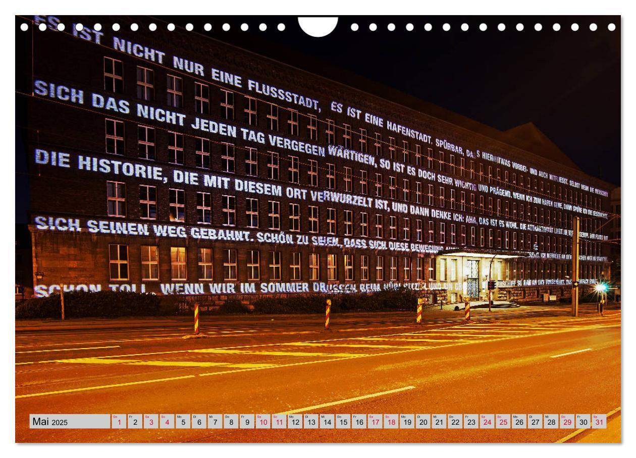 Bild: 9783435420094 | Es wird Nacht in Duisburg (Wandkalender 2025 DIN A4 quer), CALVENDO...