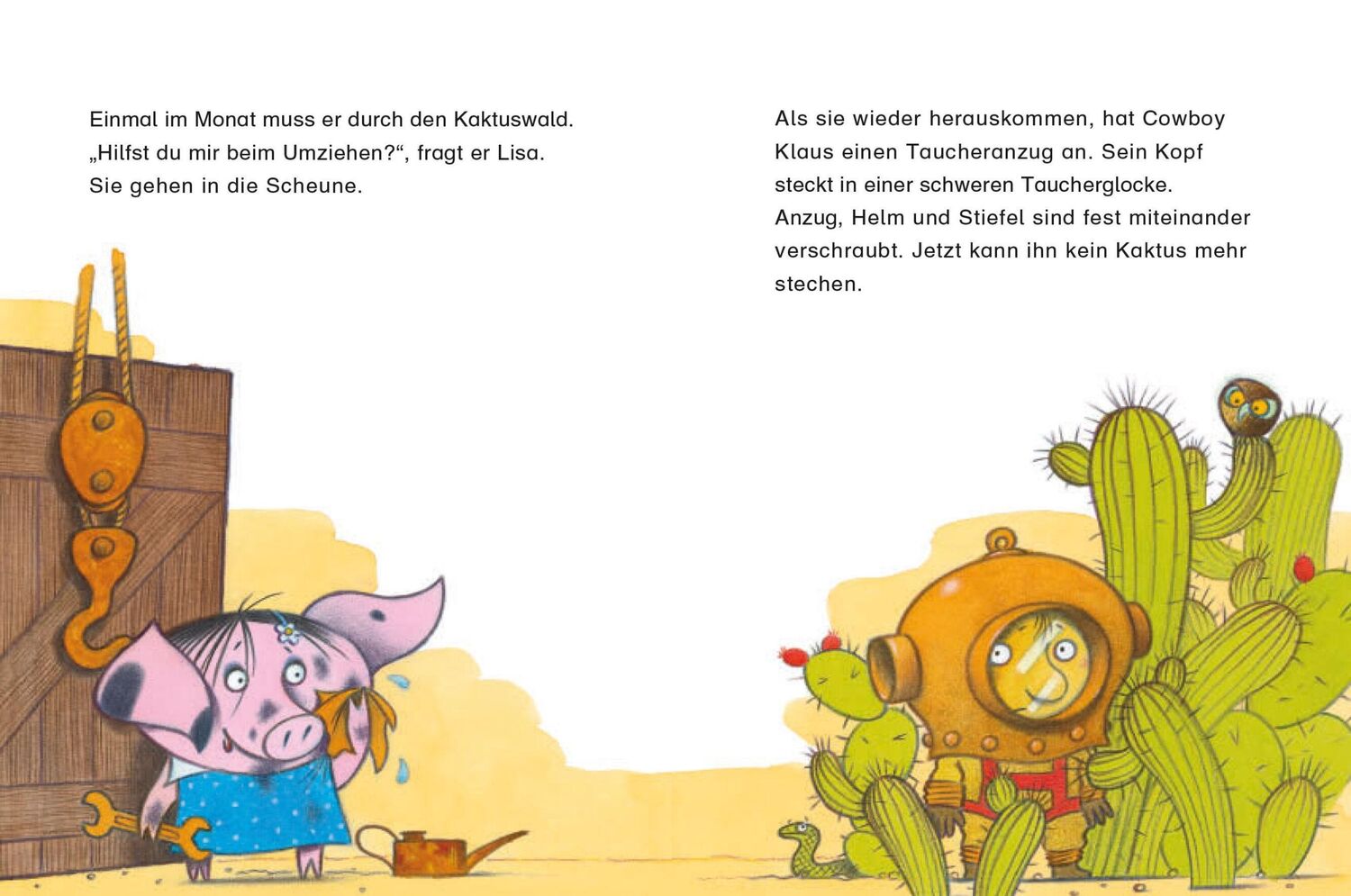 Bild: 9783864296505 | Cowboy Klaus und sein Schwein Lisa | Eva Muszynski | Taschenbuch