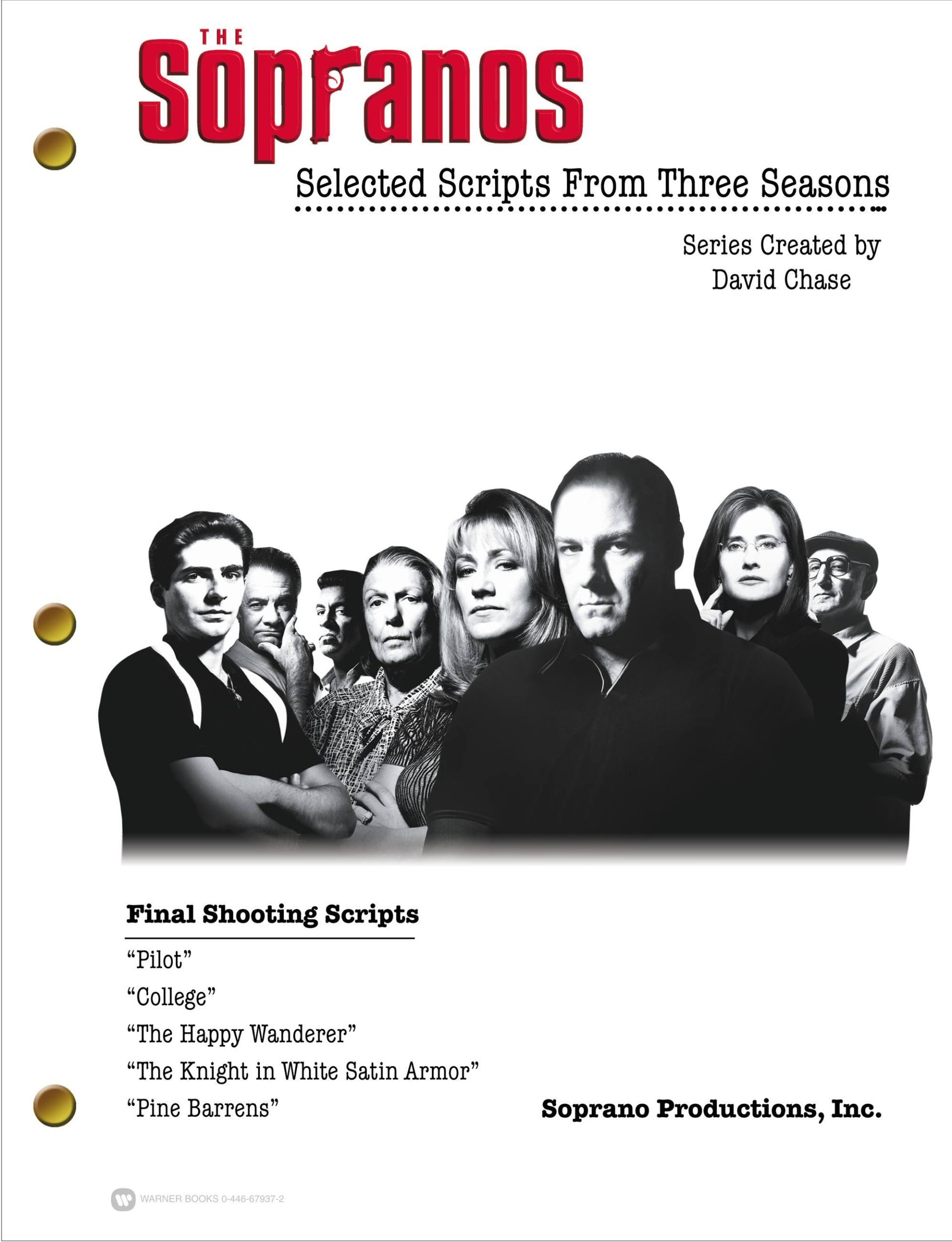 Cover: 9780446679824 | The Sopranos (Sm) | Selected Scripts from Three Seasons | David Chase