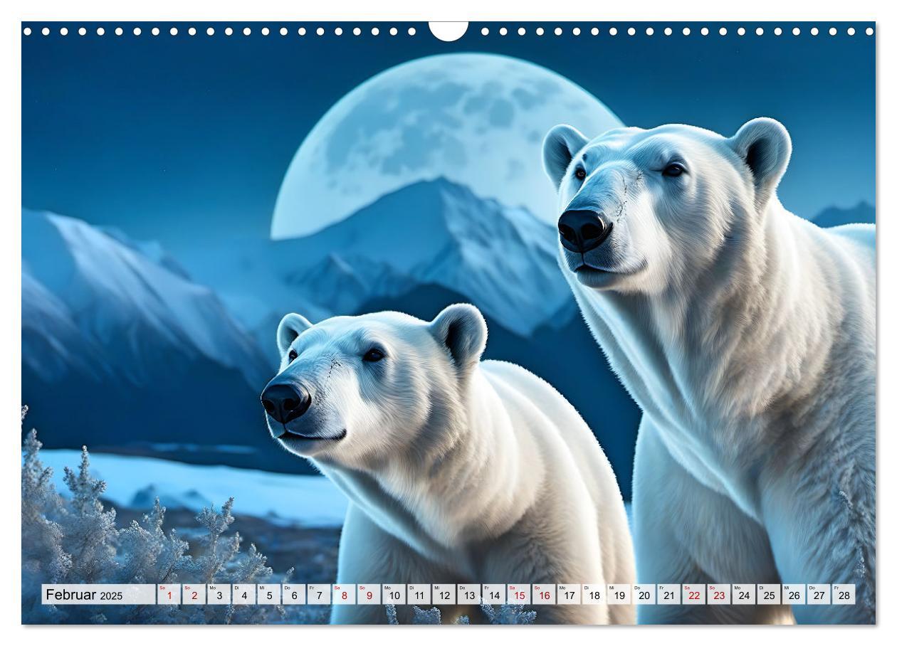 Bild: 9783383858529 | Im magischen Land der Eisbären (Wandkalender 2025 DIN A3 quer),...